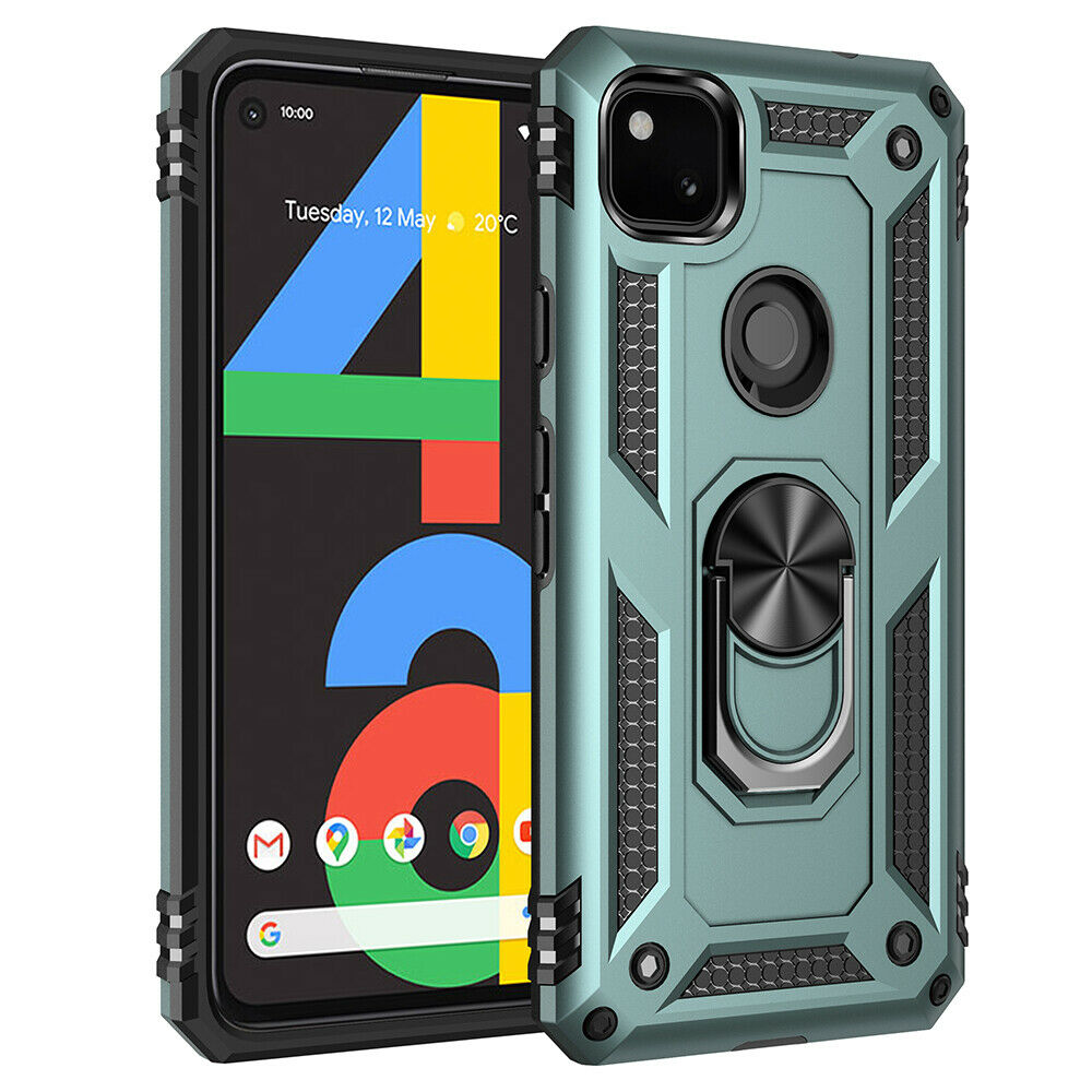 Étui à bague hybride pour Google Pixel 4a 4G Étui à bague hybride pour Google Pixel 4a 4G